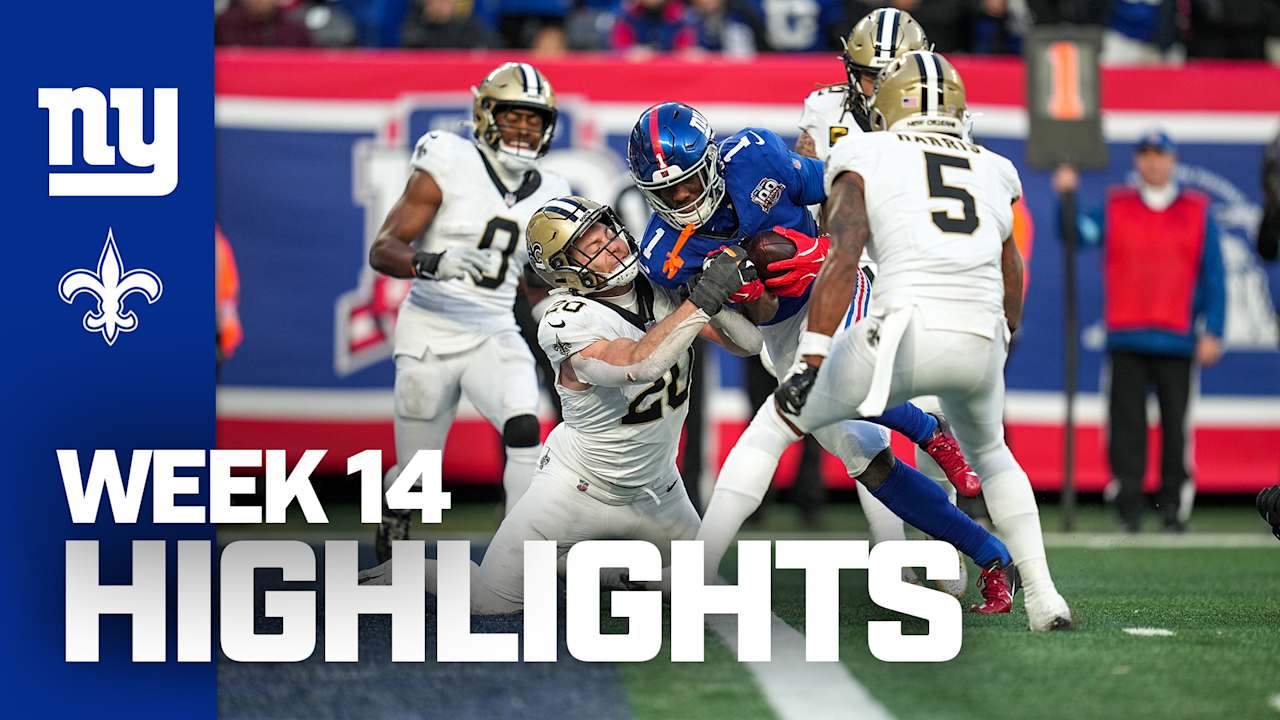 New Orleans Saints 14, New York Giants 11 [Video]