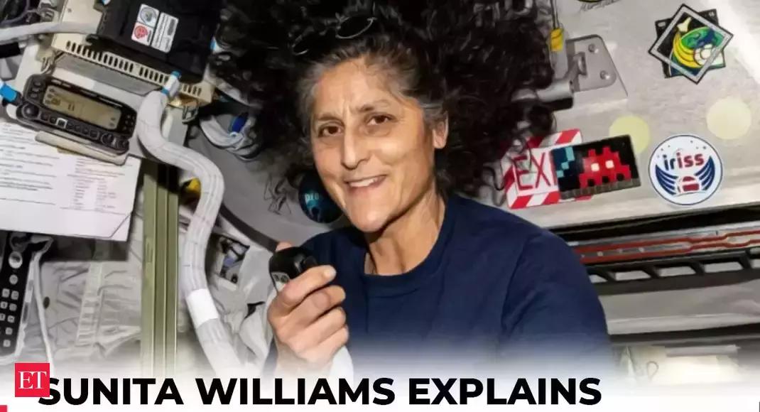 Viral Video | Sunita Williams teaches students how astronauts drink liquids in space’s zero gravity