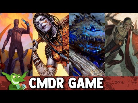 MTG Muddstah – Black Panther, Wakandan King vs Radha, Heir to Keld vs Mistform Ultimus vs Verrak, Warped Sengir [Video]