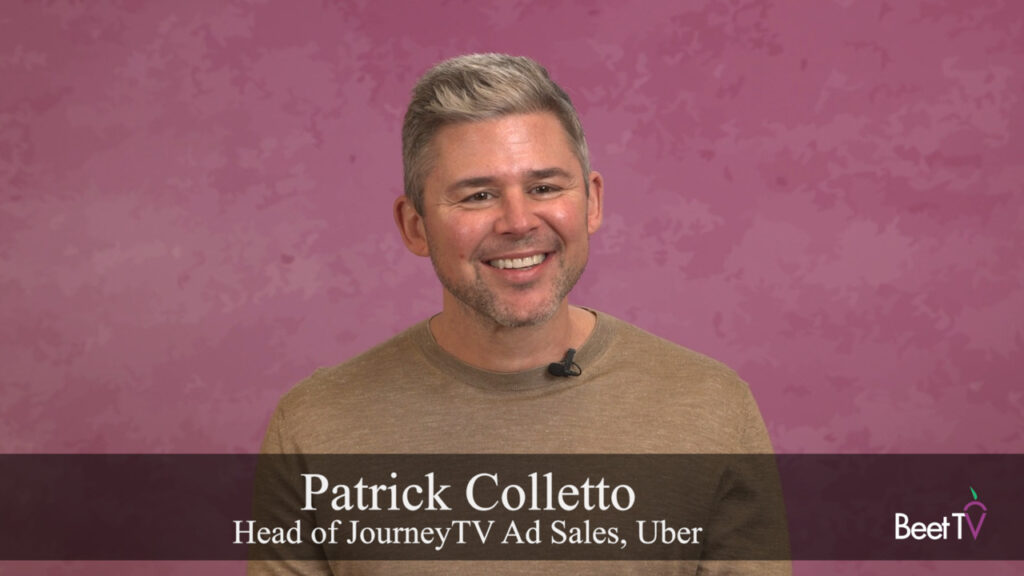 JourneyTVs In-Car Screens Help Brands Reach Ride-Share Viewers: Ubers Patrick Colletto  Beet.TV [Video]