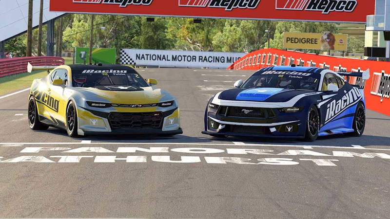 Supercars news: iRacing releases Gen3 Camaro and Mustang [Video]