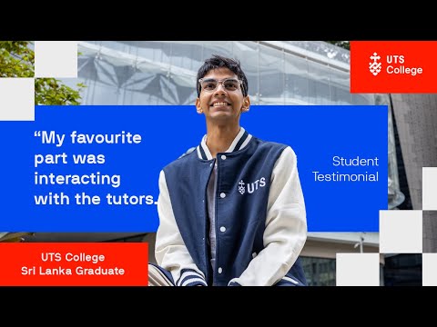 UTS College: Sri Lanka Graduate | Testimonial | Nuvin [Video]