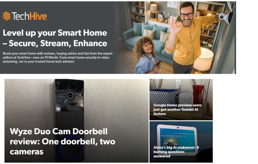 TechHives smart home & cord-cutting coverage moves to PCWorld [Video]