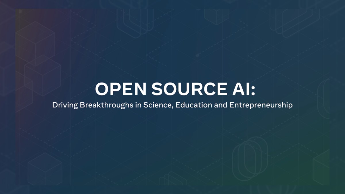 Open Source AI Is Leading to Breakthroughs in Healthcare, Education and Entrepreneurship [Video]