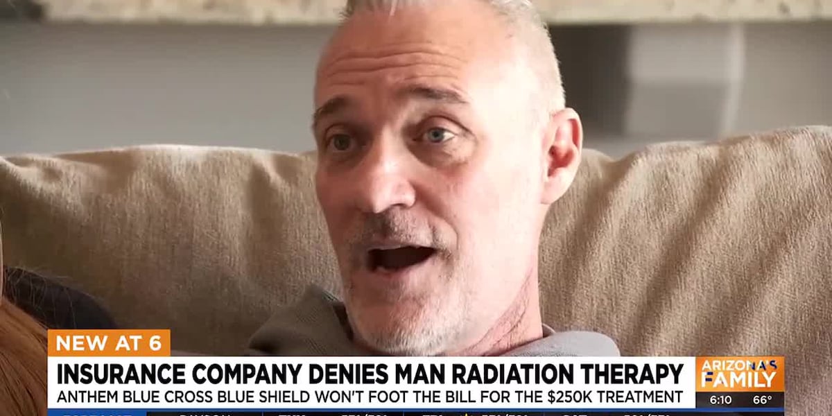 Phoenix man battling cancer says his insurance provider is denying a key part of the treatment [Video]