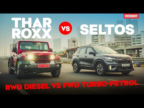 Mahindra Thar Roxx vs Kia Seltos Comparison Review – Which is the better city car? [Video]