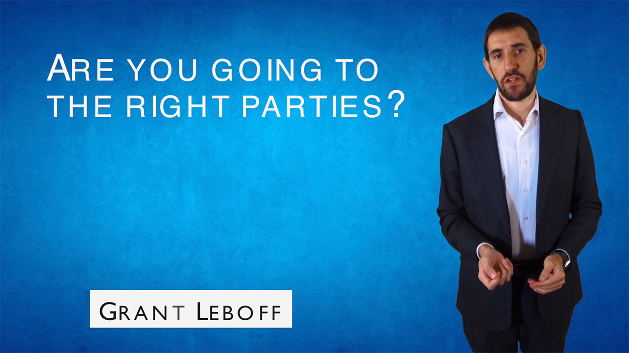 Are you going to the right parties? [Video]