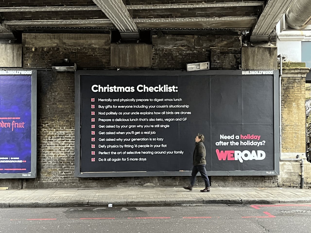 Ad of the Day: WeRoad taps into unspoken Christmas truths in cheeky outdoor campaign [Video]