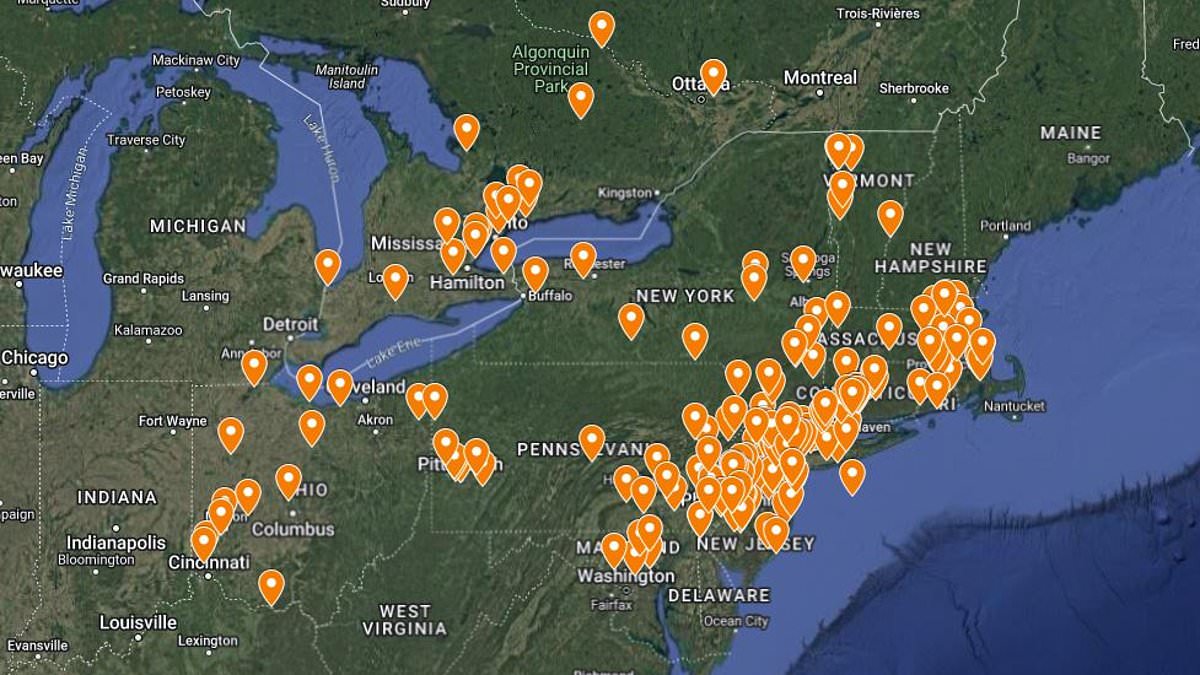 Interactive map reveals mystery drone hotspots as FBI issues warning [Video]