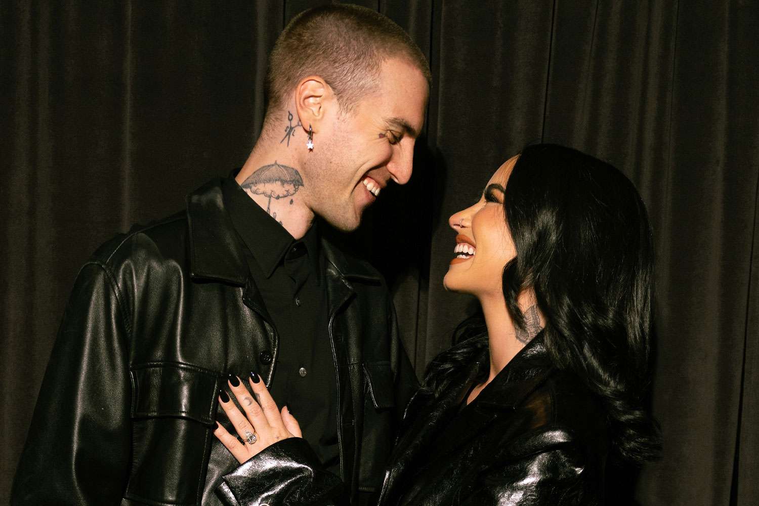 Demi Lovato and Fianc Jutes Celebrate Anniversary of Their Engagement [Video]