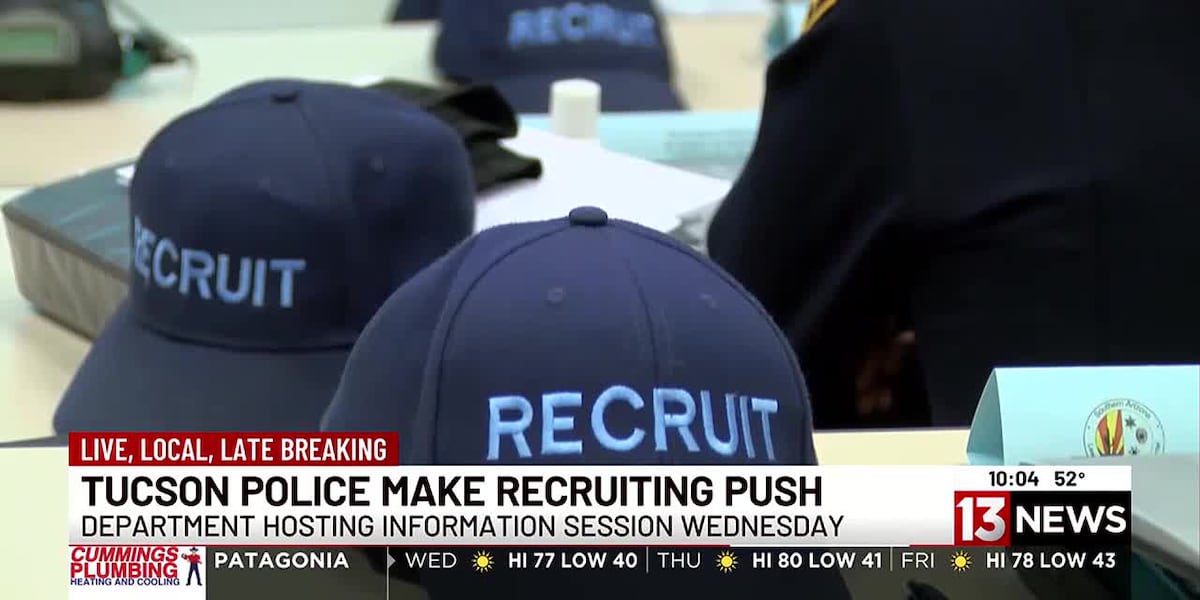 Tucson Police Department continues recruitment efforts [Video]