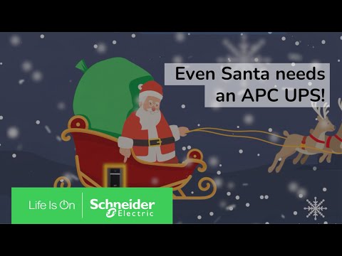 Even Santa needs an APC UPS [Video]