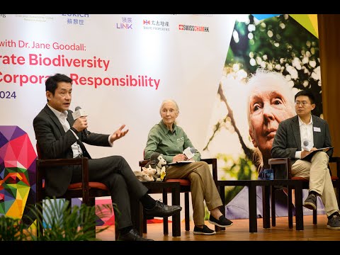 Highlights of “Dialogue with Dr. Jane Goodall: Integrate Biodiversity into Corporate Responsibility” [Video]