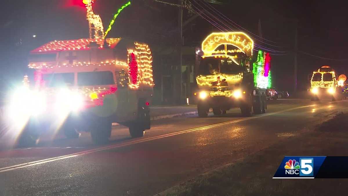 Vermont National guard gives Santa a special escort [Video]