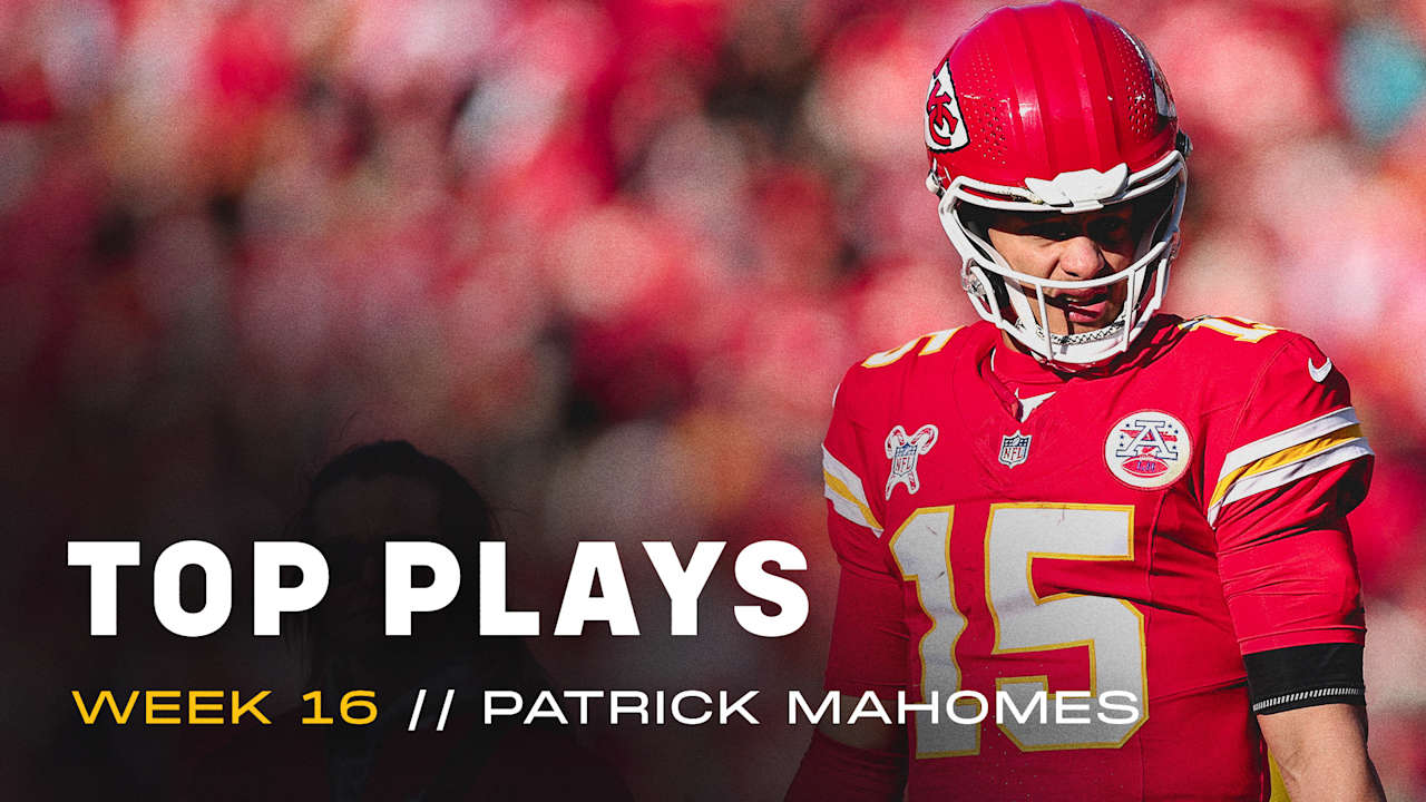 Quarterback Patrick Mahomes Best Plays from 2-Touchdown Game Week 16 [Video]