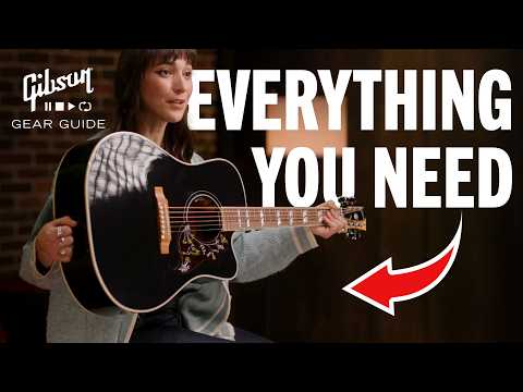 Introducing the Gibson Hummingbird Standard EC Ebony, Exclusive ft. Cristina Vane [Video]