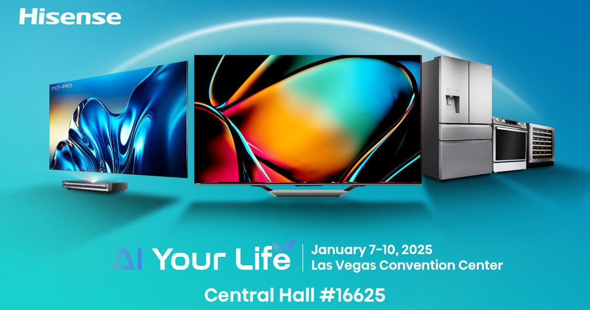 HISENSE TO UNVEIL “AI YOUR LIFE” VISION AT CES 2025 | PR Newswire [Video]