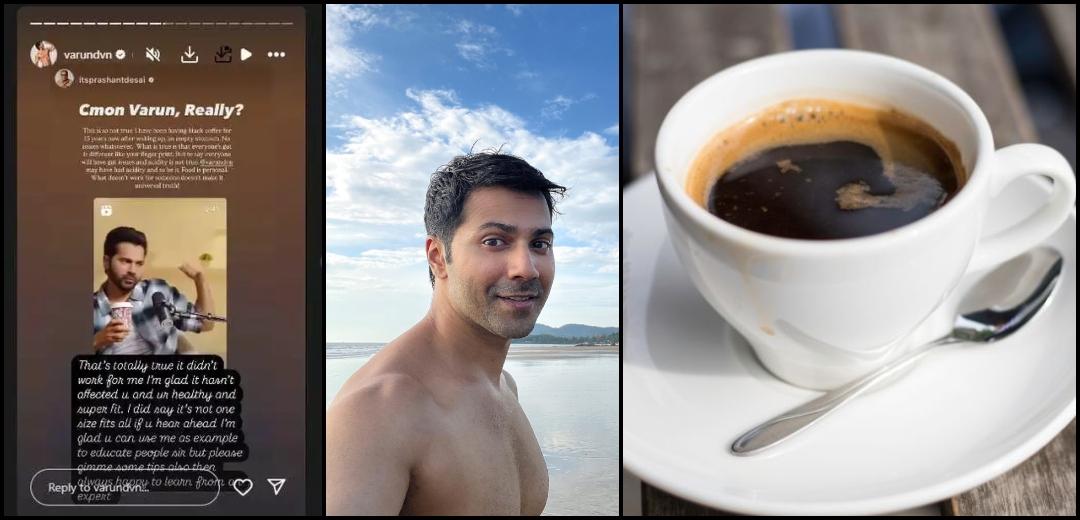 ‘Really? Nnt a Universal Truth’:Varun Dhawan called out for spreading misinformation about black coffee and gut health; actor reacts [Video]