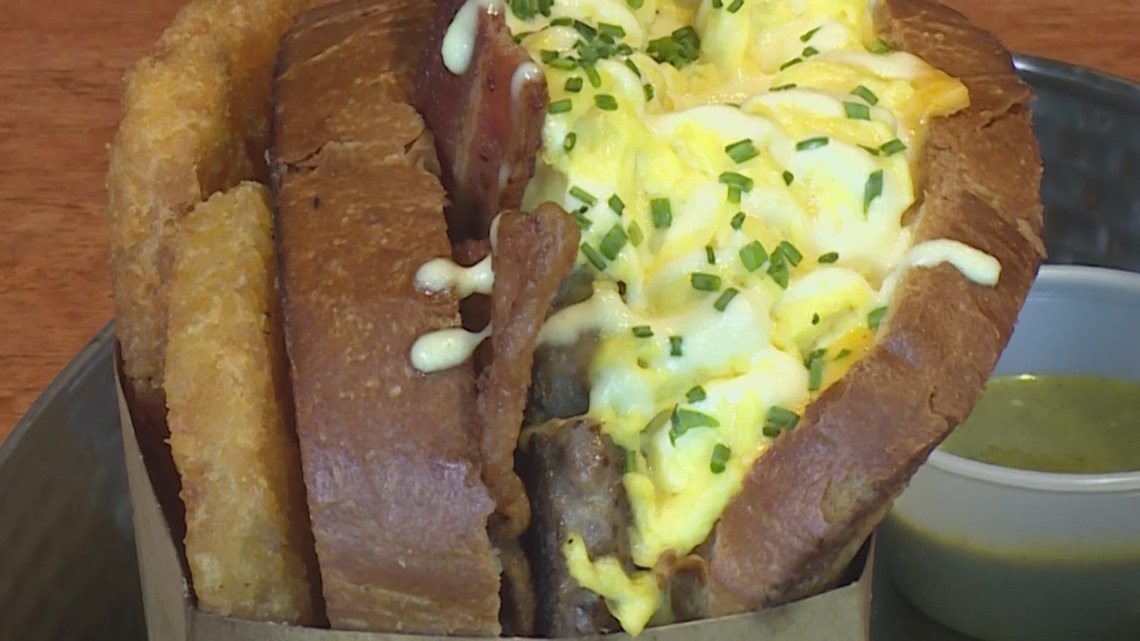 Neighborhood Eats: Breeky Sandwich breakfast [Video]