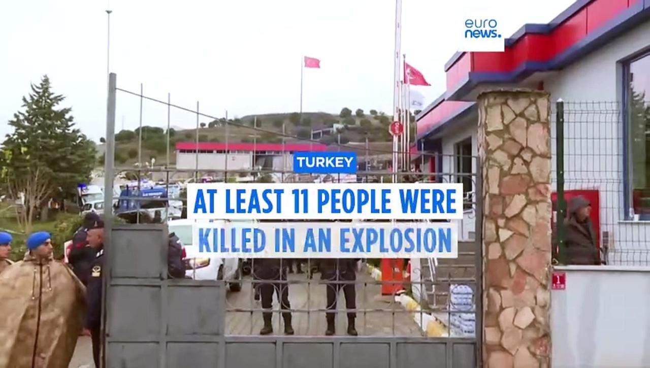 Explosion at weapons factory in western Turkey [Video]