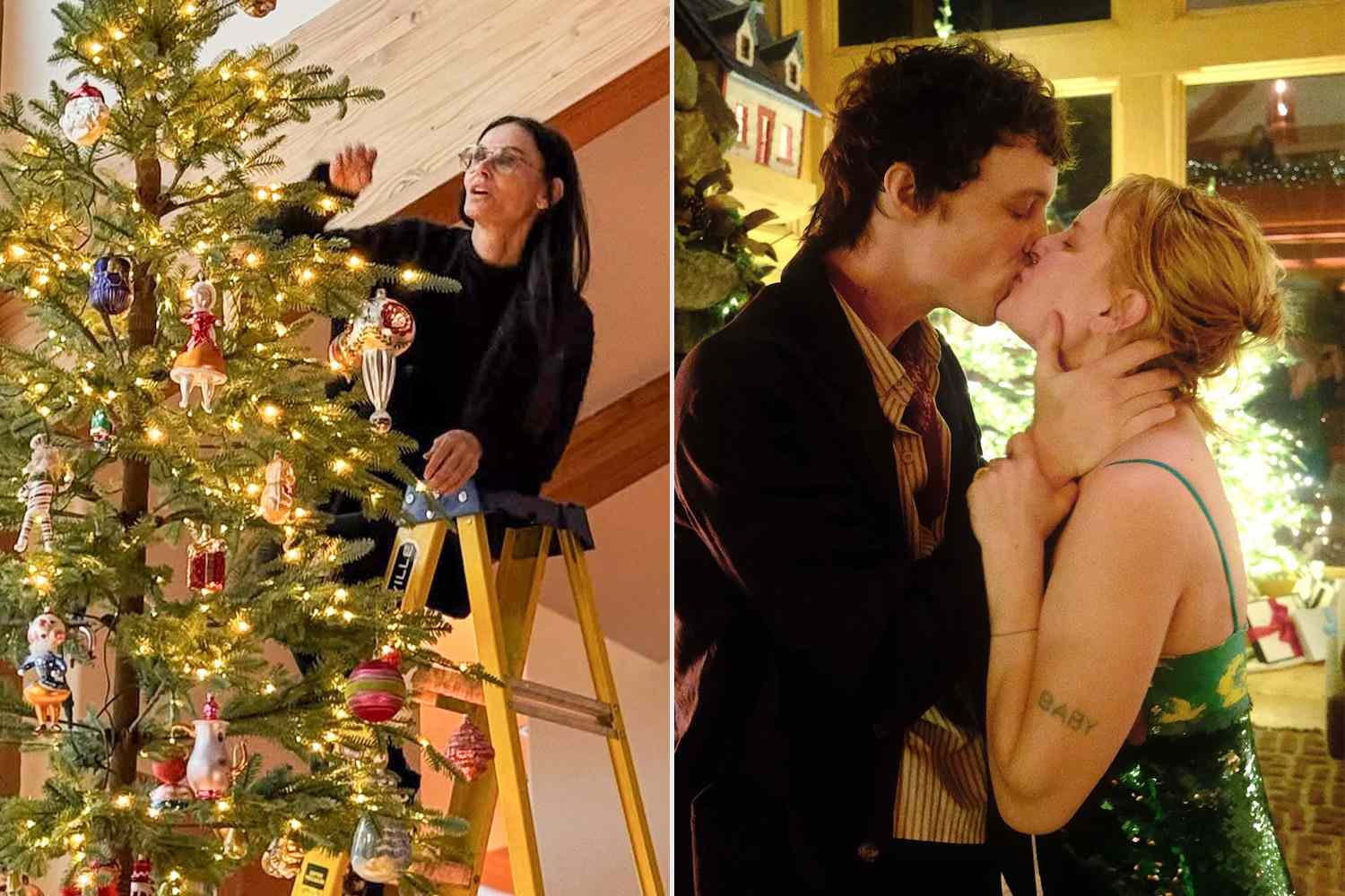 Demi Moore Celebrates Daughter Tallulah Willis Christmas Proposal to Musician Justin Acee [Video]