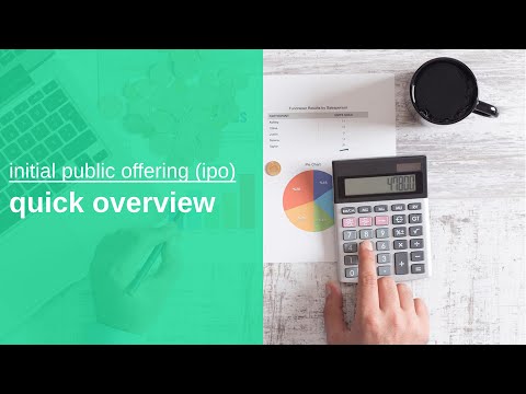 ipo quick overview | learn initial public offering ipo basics [Video]