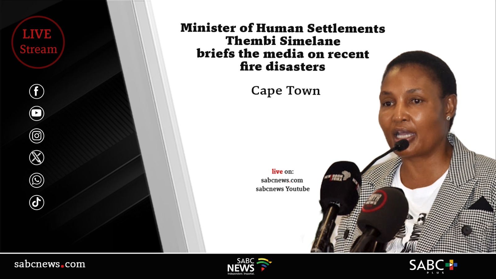 LIVE: Govt briefs the media on recent fire disasters – SABC News [Video]