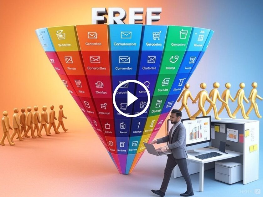 10 Easy Steps To Build A FREE High-Converting Sales Funnel From Scratch! [Video]