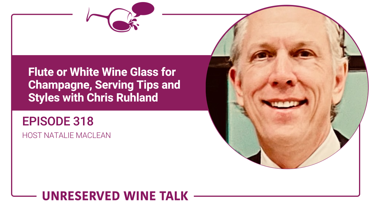 Flute or White Wine Glass for Champagne, Serving Tips and Styles with Chris Ruhland [Video]