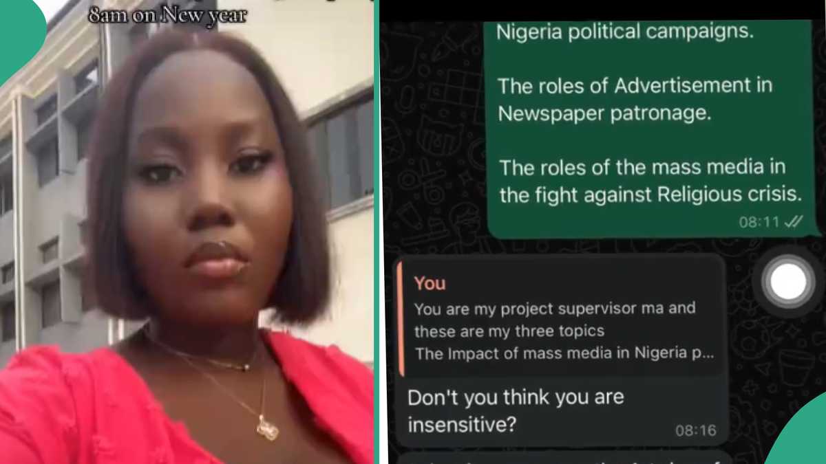 Project Supervisor Sternly Warns Student Who Sent Her Project Topic on New Year Day [Video]