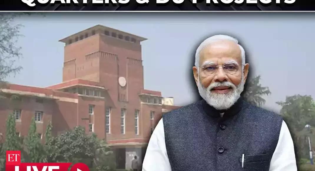 Prime Minister lays the foundation stone of DU’s Veer Savarkar College at Roshanpura, Najafgarh – The Economic Times Video