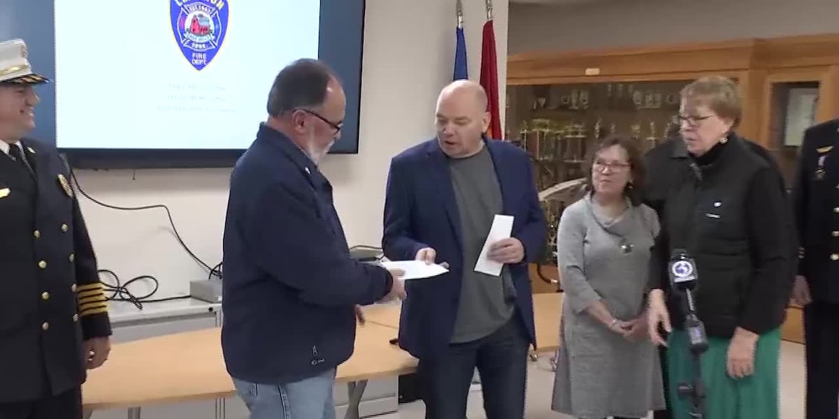 Lebanon and Baltic Fire Departments receive a thoughtful donation [Video]