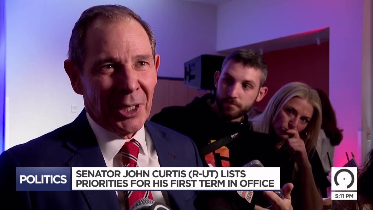 Video: Sen. John Curtis takes oath of office, outlines priorities for first Senate term [Video]