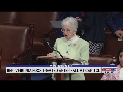 MAGA Rep. Virginia Foxx Tumbles Down Capitol Stairs [Video]