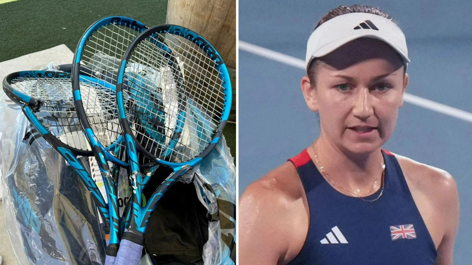 ‘This is unacceptable’ rants British tennis star after racquets snapped and bag battered beyond recognition on flight [Video]