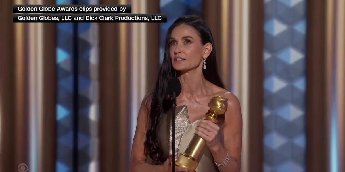 Hollywood Minute: Demi Moore wins her first Golden Globe for ‘The Substance’ [Video]