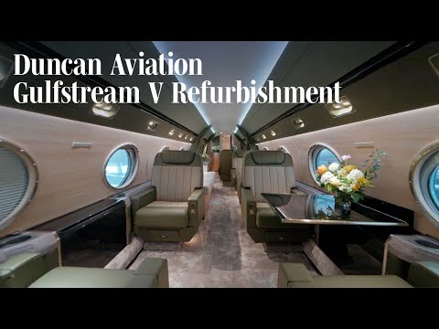 Duncan Aviation: Gulfstream V Refurbishment | A Show Piece [Video]