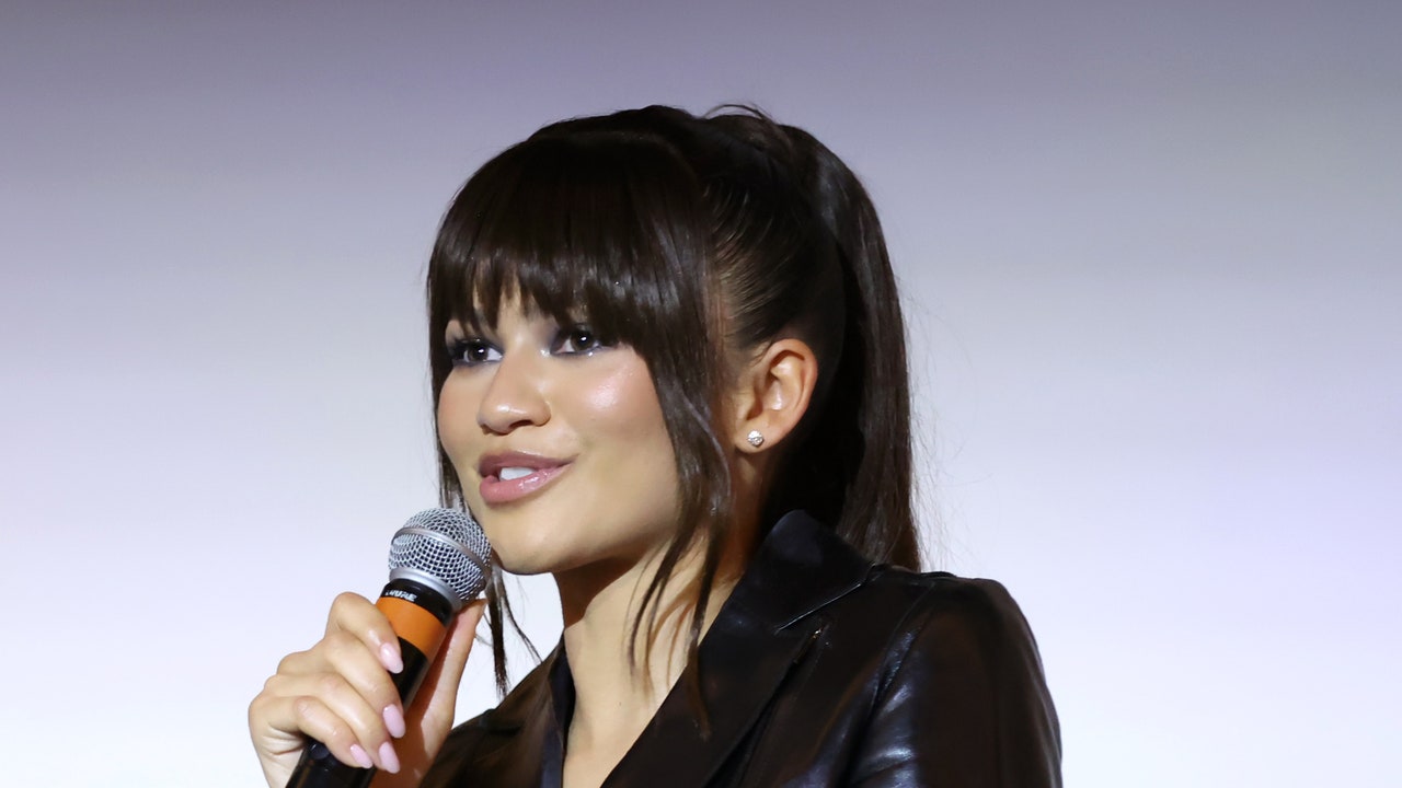 Zendaya and Her Engagement Ring Step Out in a Leather Mommy Look [Video]