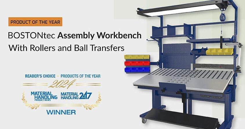 BOSTONtec’s Ergonomic Electric Height Adjustable Assembly Workbench Wins 2024 Readers’ Choice Product of the Year Award in Ergonomics & Safety | PR Newswire [Video]