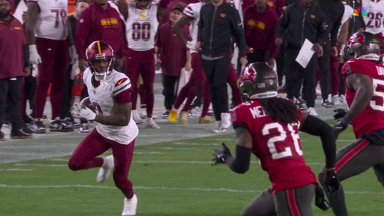 Dyami Brown’s stiff-arming catch and run gets D.C. inside Bucs’ 5-yard line [Video]