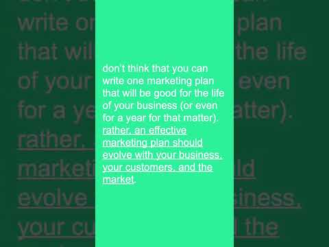 marketing plan | marketing lessons [Video]