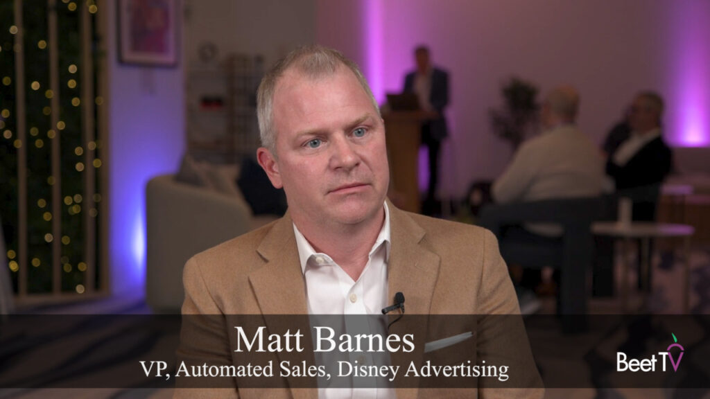 Biddable Live Sports, Magic Words Help Brands Reach Key TV Audiences: Disneys Matt Barnes  Beet.TV [Video]