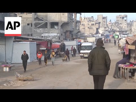 Palestinians in Khan Younis anxiously await ceasefire agreement [Video]