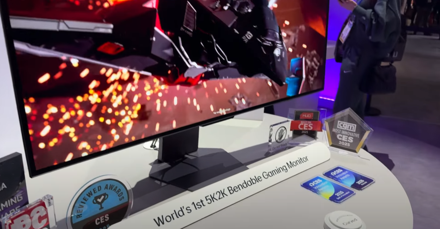 Here’s the world’s first 5K2K monitor that bends from flat to curved in seconds [Video]