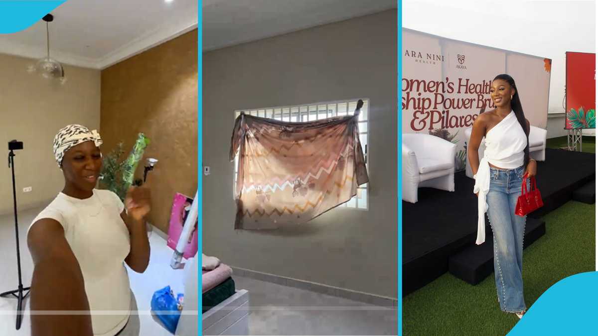 Gisela Amponsah Buys Beautiful New Curtains For GH10k As She Furnishes New Apartment [Video]