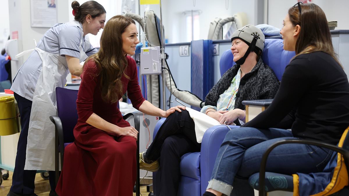 Kate Middleton reveals rare insight into chemotherapy treatment as cancer patient she met praises her 