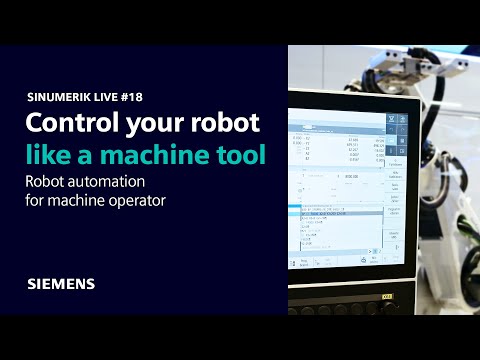 Control your robot with G-code! – SINUMERIK Live [Video]