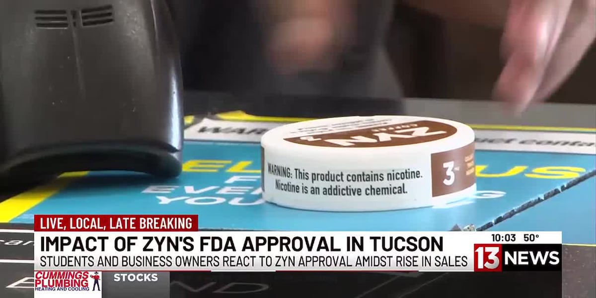 Sales of Zyn nicotine pouches skyrockets in southern Arizona [Video]