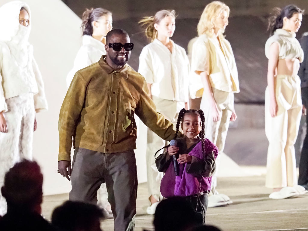 Kanye West Says North Helped Him Fall Back 